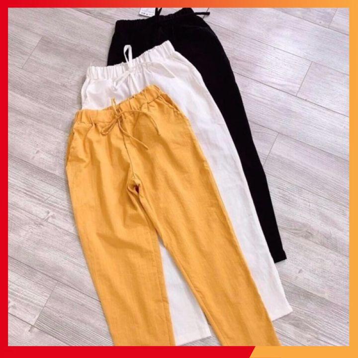 Quần baggy nữ ️ ĐẸP BỀN RẺ ️ Quần dài đũi thiết kế kiểu dáng baggy dễ phối đồ, chất vải dày dặn siêu mềm mịn