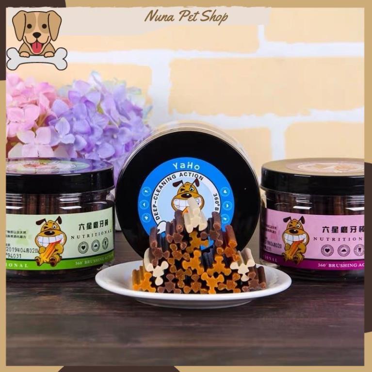 Xương gặm làm sạch răng Yaho cho chó mèo 265gr