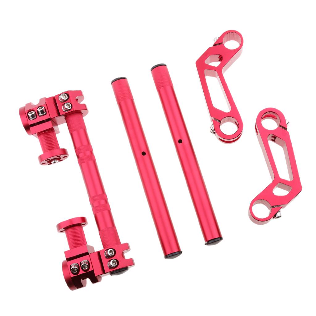 7/8" Motorcycle Steering Handlebar Grip for Yamaha BWS125 Honda Red