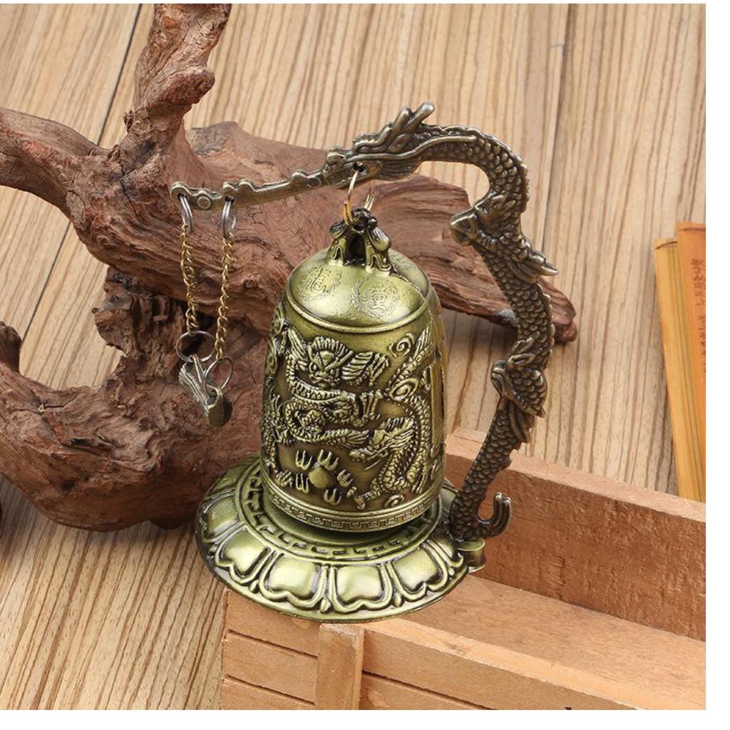 Vật Phẩm Phong Thủy Chuông Đồng Để Bàn