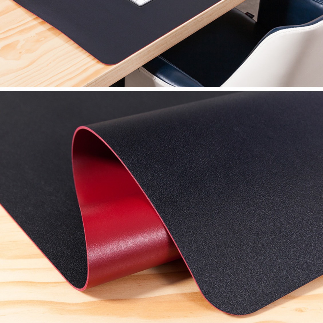 Miếng lót chuột, bàn di chuột khổ lớn kiêm deskpad thảm trải bàn làm việc chống nước hai mặt - Hàng chính hãng