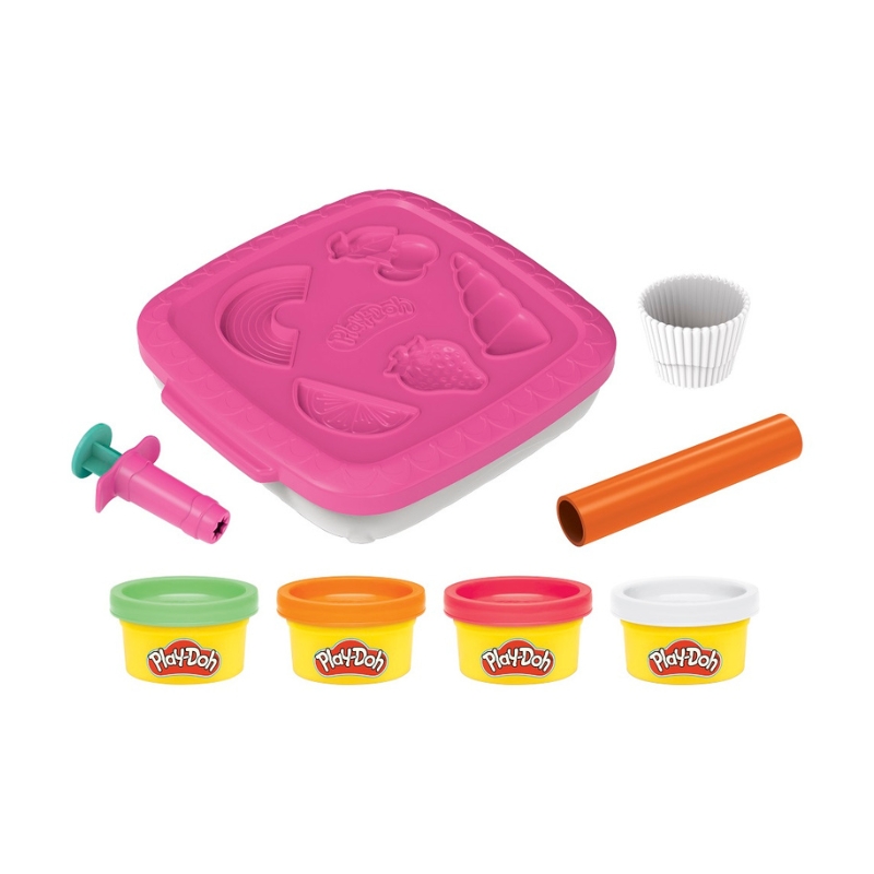 Đồ Chơi PLAYDOH Bộ Khuôn Cơ Bản Bánh Cupcake F7527/F6914