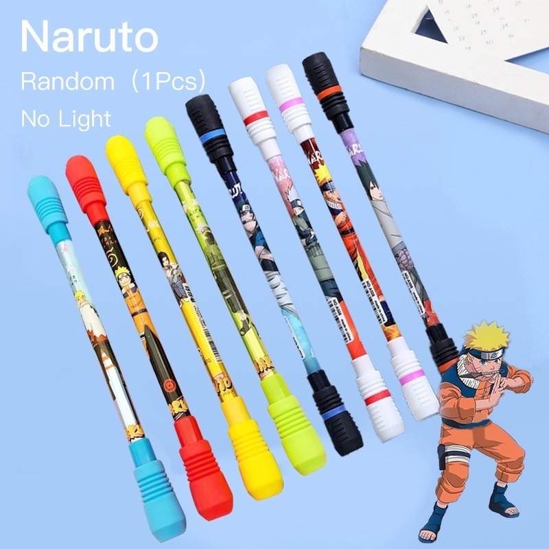 Bút Naruto xoay nghệ thuật giảm stress 3 cái / bút anime naruto spinner xoay sáng tạo
