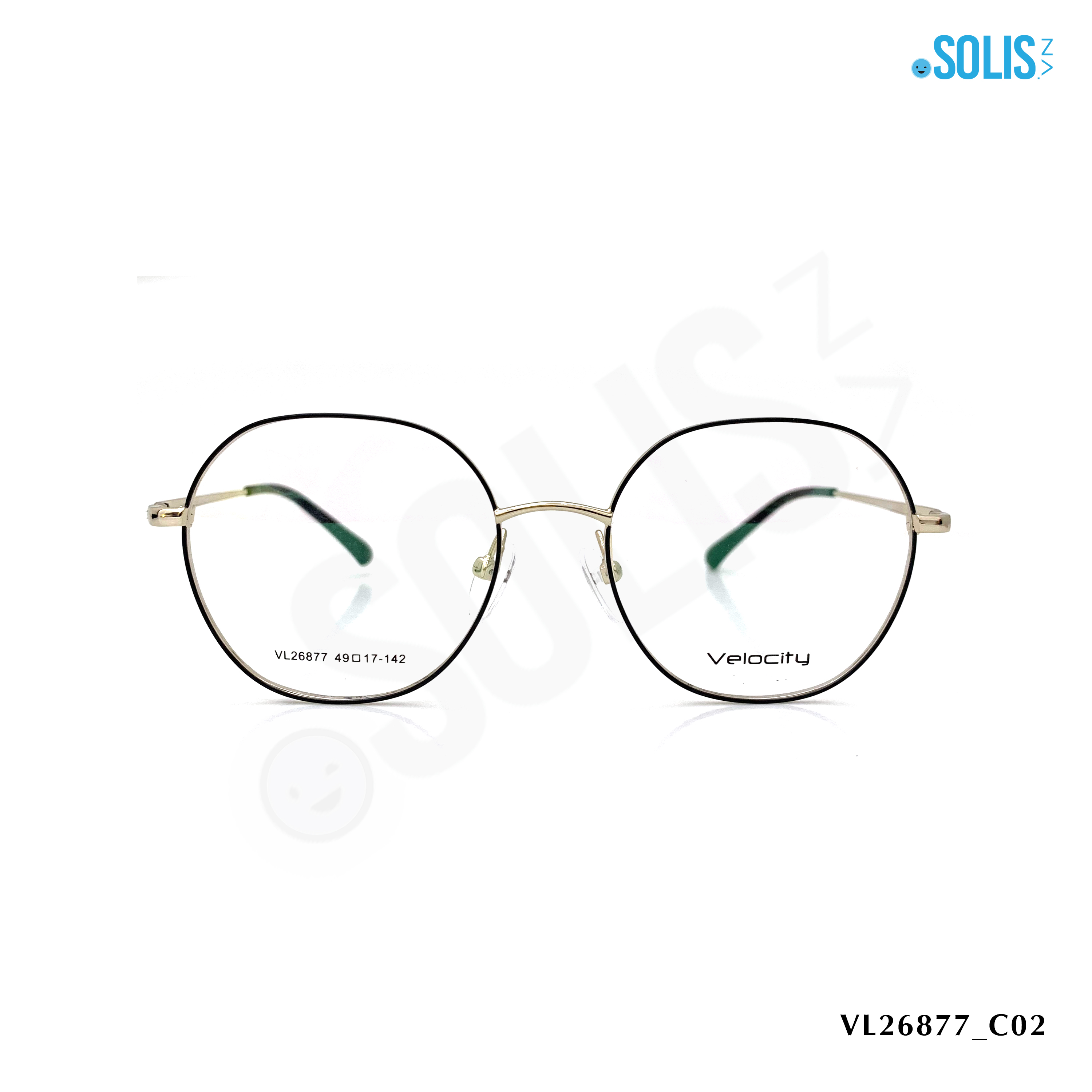 Gọng kính KL Velocity VL26877 - KÍNH KIM LOẠI HIỆU VELOCITY VL26877 KÍCH THƯỚC 52-18-145