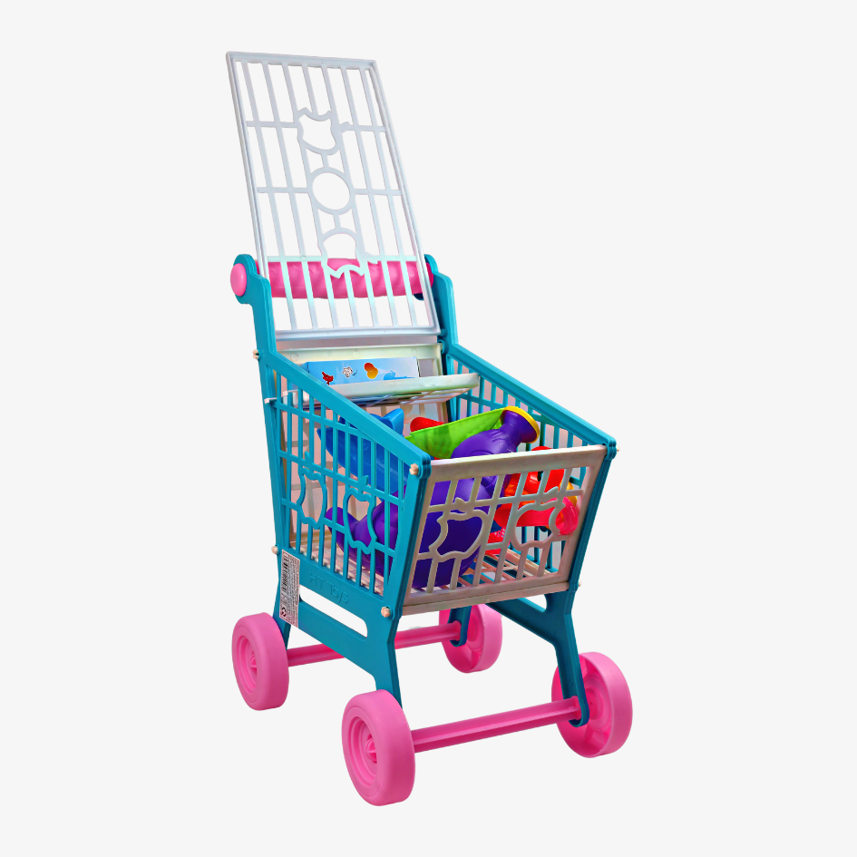 Đồ chơi xe đẩy siêu thị kèm phụ kiện đồ chơi HT7658
