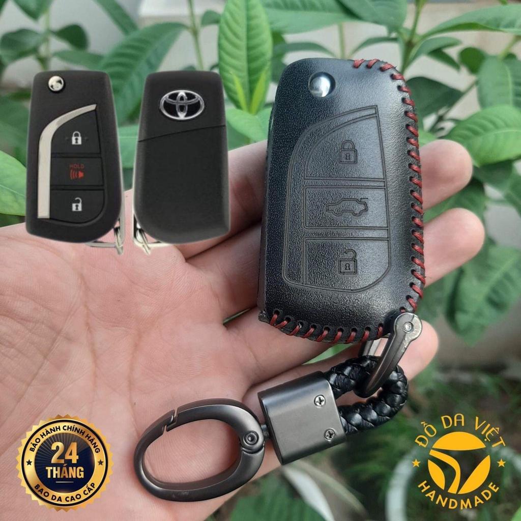 Bao da Chìa khoá ô tô Toyota Altis, Vios, Innova, Fortuner, Camry