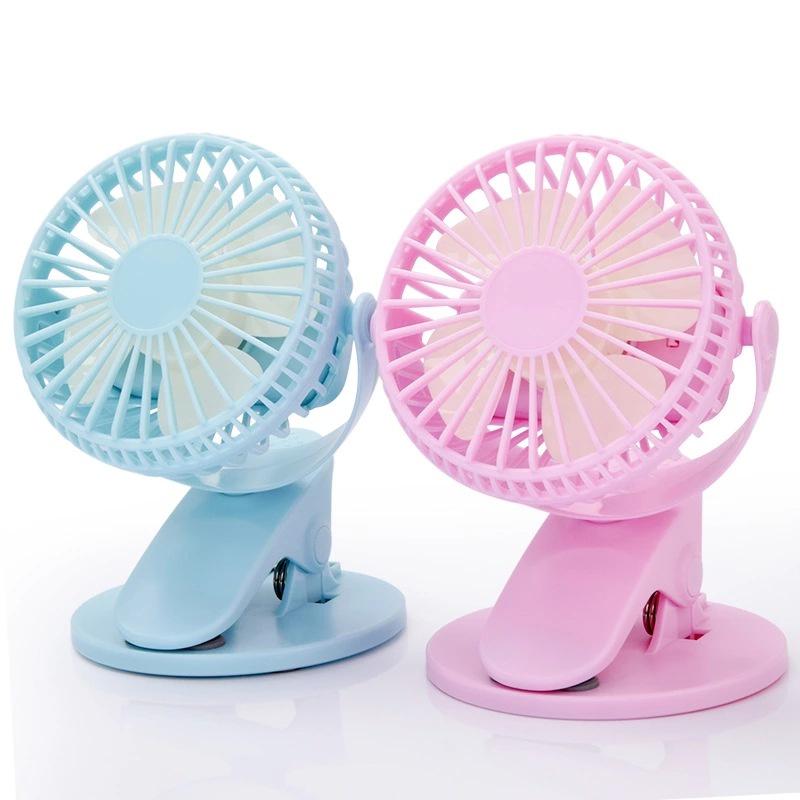 Quạt kẹp bàn có thể để bàn mini sử dụng pin sạc xoay 360 độ có 3 chế độ gió siêu mát chạy cực êm gắn nôi em bé