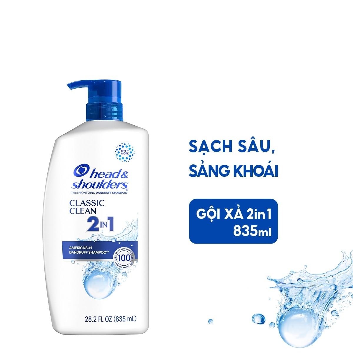 Dầu Gội Head &amp; Shoulders Clacssic Clean 835ml