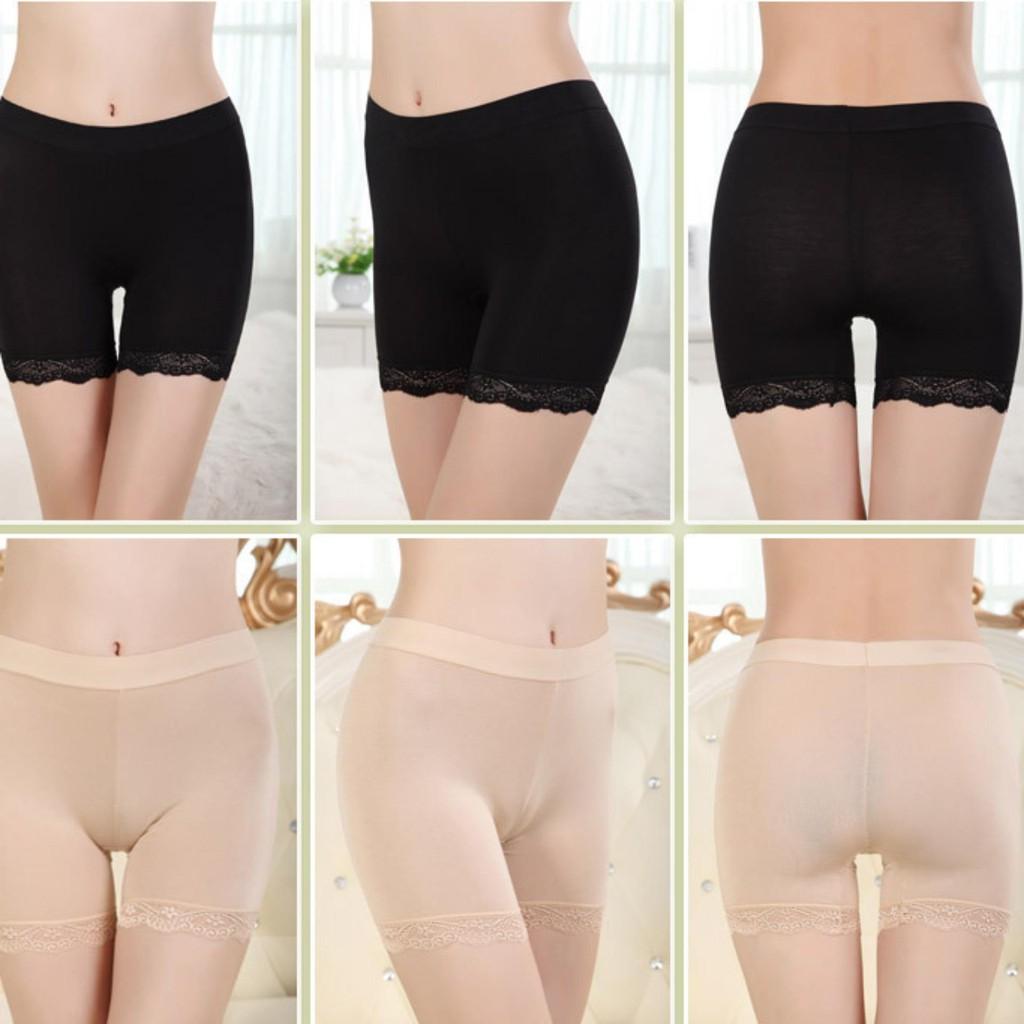 Combo 2 quần mặc trong váy cotton mềm mịn