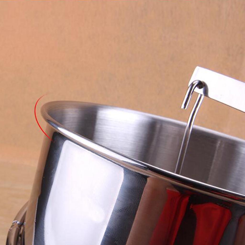 Stainless Steel Conical Funnel with Shelf Octopus Balls Home Kitchen Tool