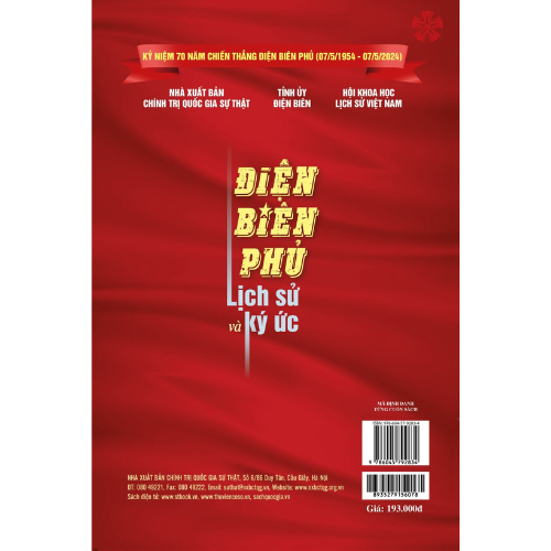 Điện Biên P.hủ - Lịch sử và ký ức (bản in 2024)