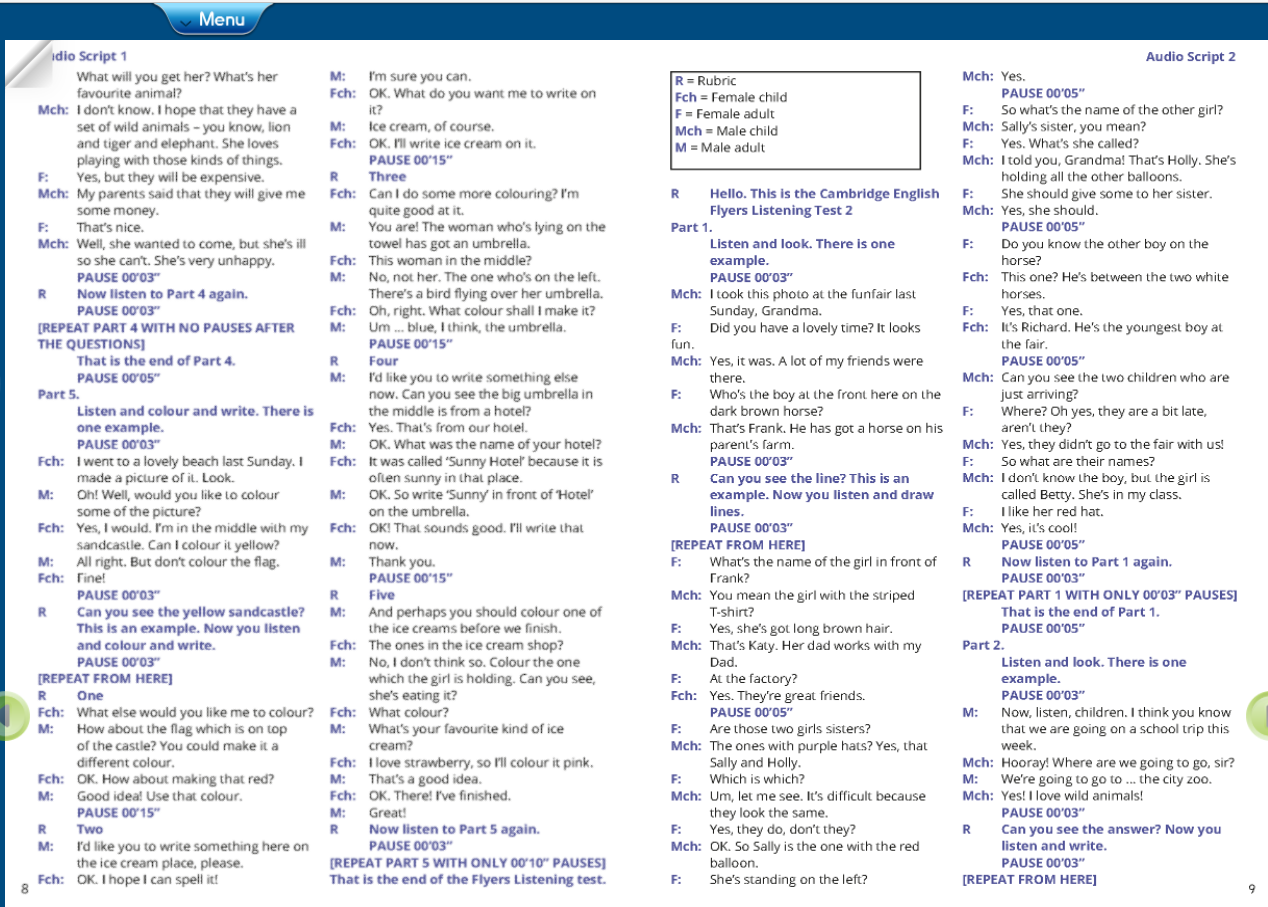 CYLET Practice Tests Pre A2 Flyers Sách giáo viên điện tử