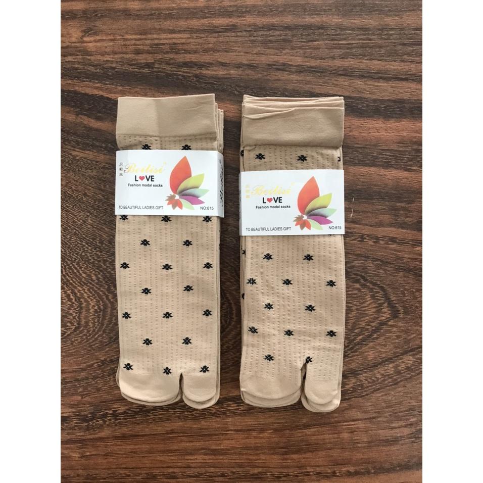 Combo 5 hoặc 10 đôi vớ da nữ họa tiết bông nhiều màu lựa chọn thun dày cotton 100% co giãn tốt thương hiệu ALAN
