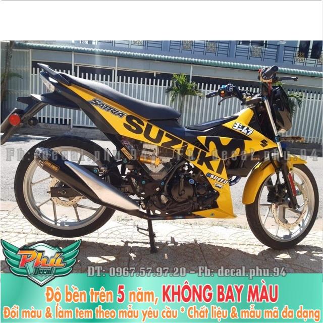 Tem rời Satria Movistar đen vàng -1
