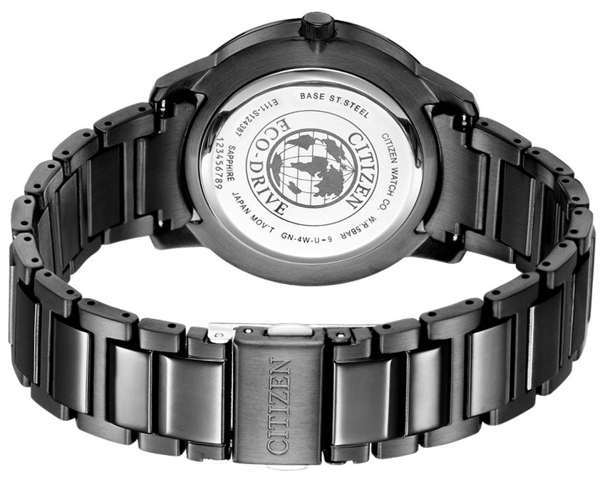 Đồng Hồ Nam Citizen Dây Thép Không Gỉ BM7527-89E - Mặt Đen (Sapphire)