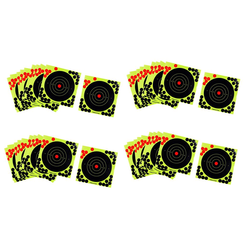 40 Pcs Splatter Reactive Self Adhesive Shooting Targets Gun