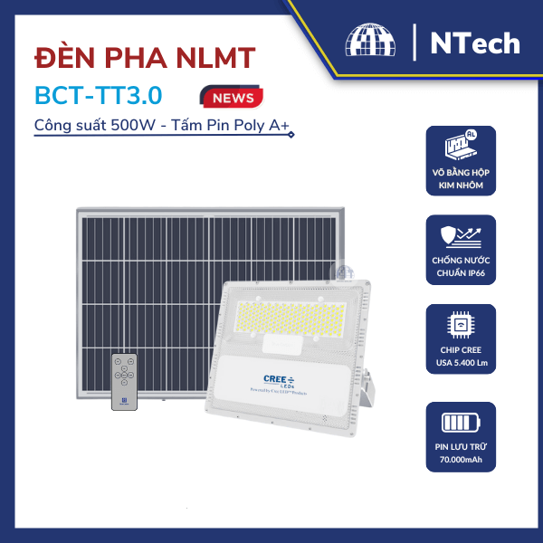 ĐÈN PHA BLUETECH TỪ BLUE CARBON CÔNG SUẤT 500W