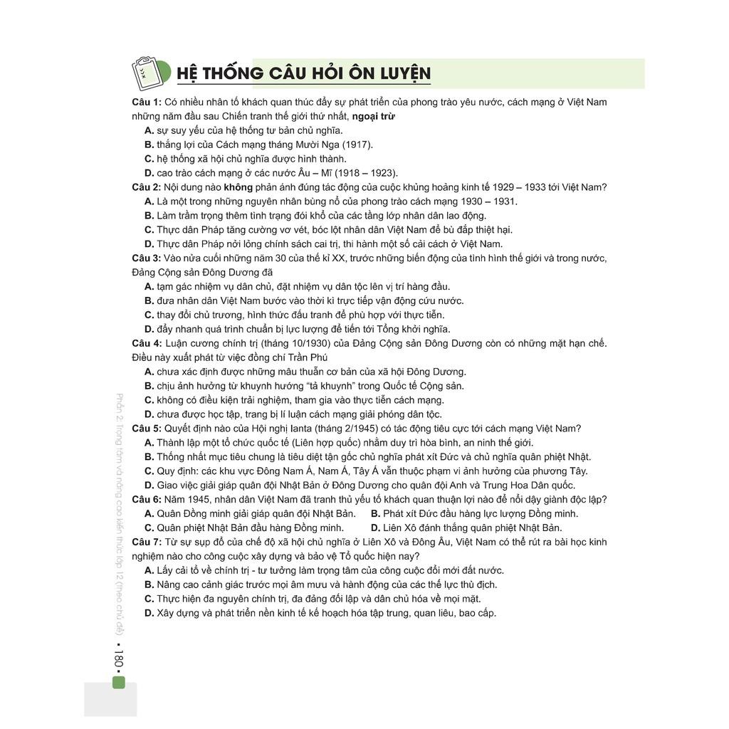 Sách - Combo Đột phá điểm cao thi THPT Quốc gia môn Lịch sử