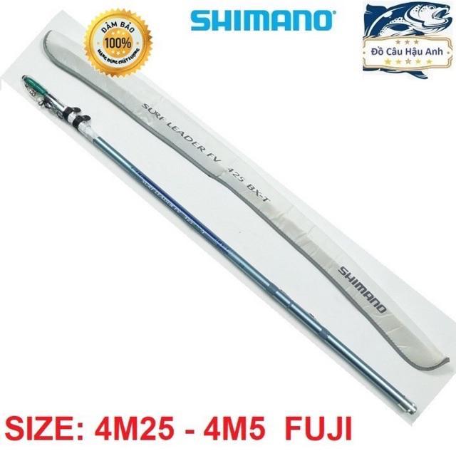 Cần câu lục dài 4m25 bxt Surf Leader FV Shimano BXT Xanh ngọc cần cực khoẻ hàng cao cấp