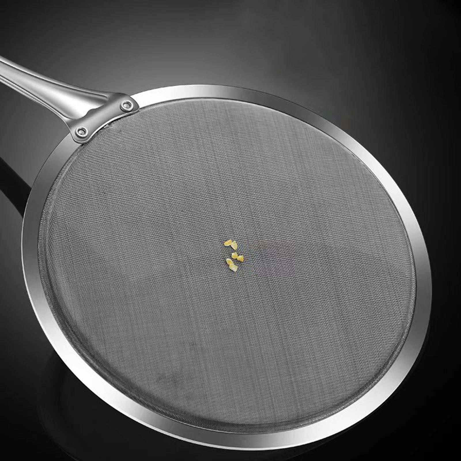 Food Strainer 100 Mesh Comfortable Grip Sieve Sifter for Juice Rice Skimming