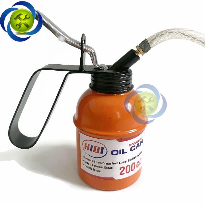 Bình châm nhớt sắt 200cc màu cam HIDI BCD20801