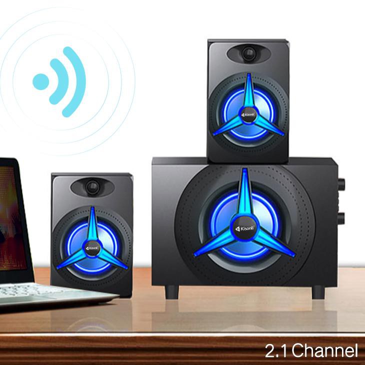 Loa 2.1 Kisonli TM-7000A Bluetooth - AC 220V - JL -HÀNG CHÍNH HÃNG