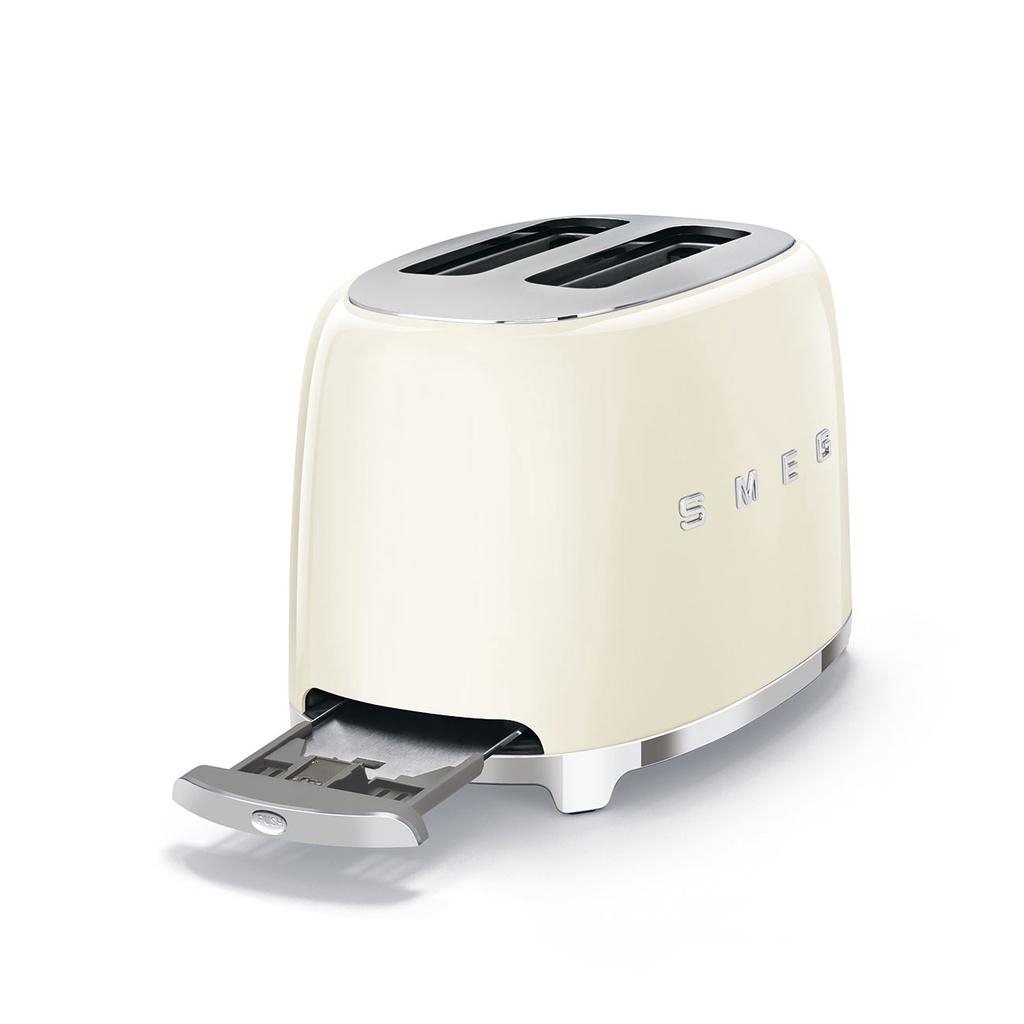 Máy nướng bánh mì Smeg màu kem TSF01CREU 535.43.665 - Hàng chính hãng