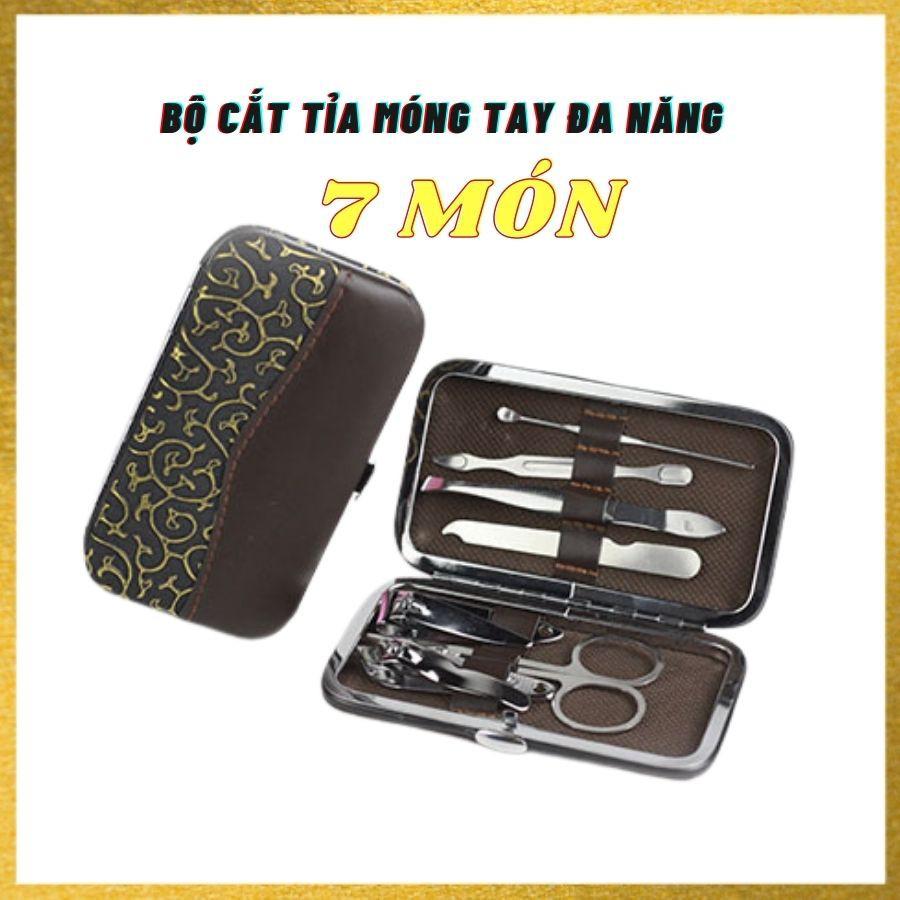 Bộ bấm móng tay, móng chân, cắt tỉa móng tay 7 món shaver