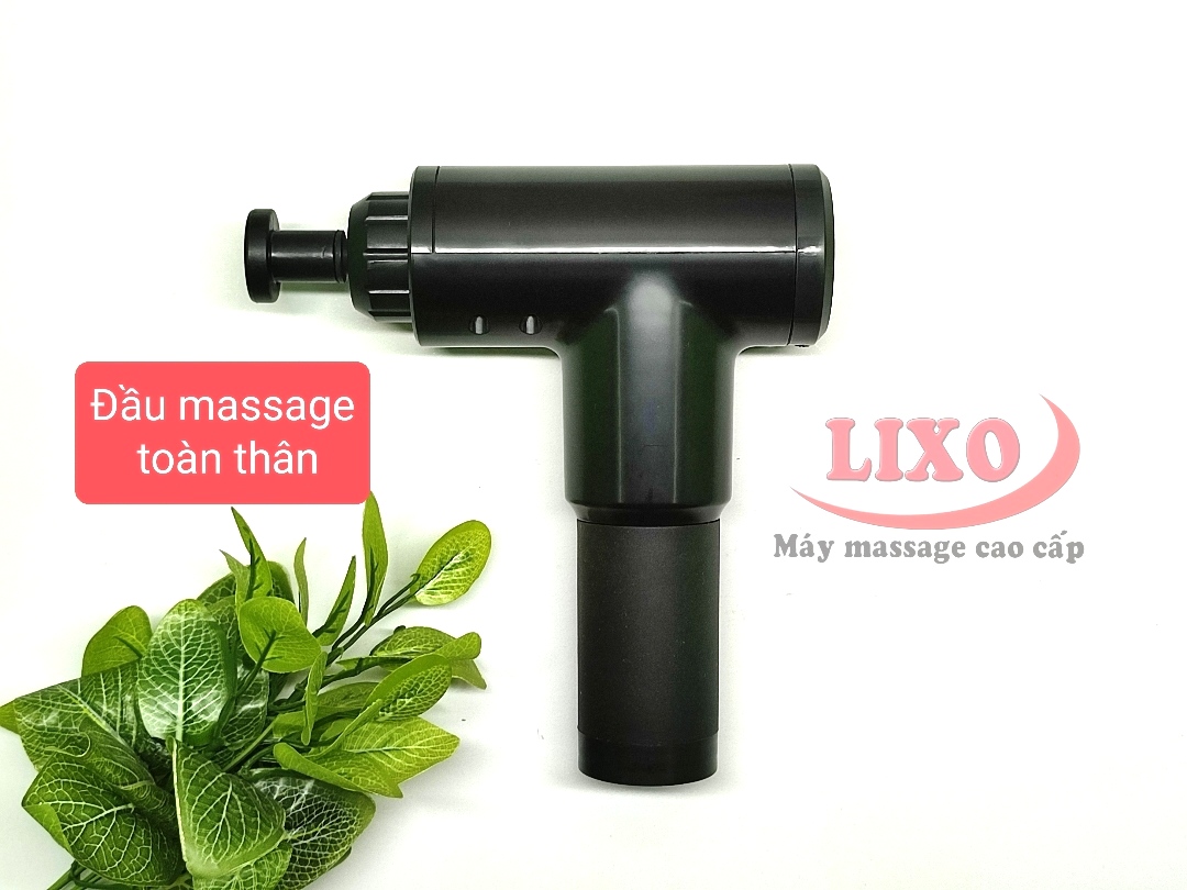 Súng Massage Trị Liệu Toàn Thân - SM 405 - 4 đầu 6 cấp độ giúp cơ thể thư giãn sảng khoái