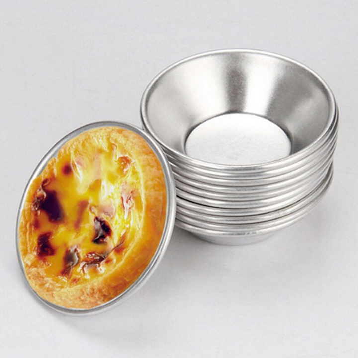 Bộ 10 khuôn tart tròn miệng 7cm