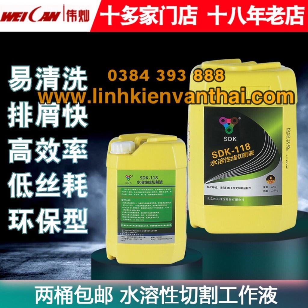 DẦU CẮT DÂY SDK-118/ 10 LÍT/ TẶNG 1 THÙNG 3L