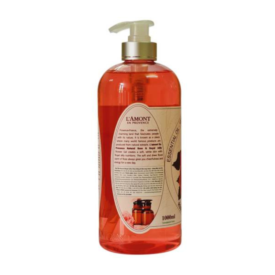 Combo 2 Sữa Tắm L'amont En Provence Rose Shower Gel 1000ml