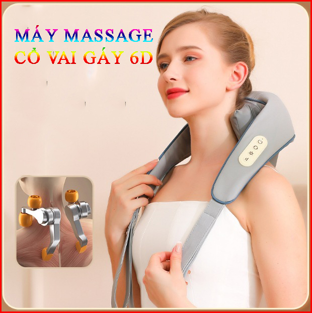 Máy Massage Cổ Vai Gáy 6D - Kỹ Thuật Massage Trị Liệu Số 8, Cải Thiện Sức Khỏe Tổng Thể 20X11Cm