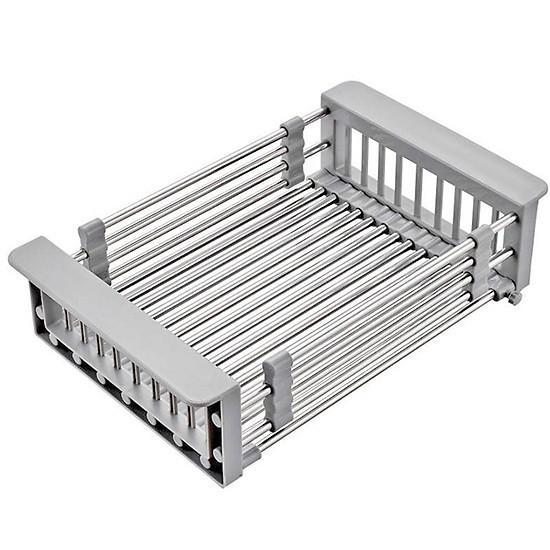 Rổ gác ngang bồn rửa gấp gọn thông minh