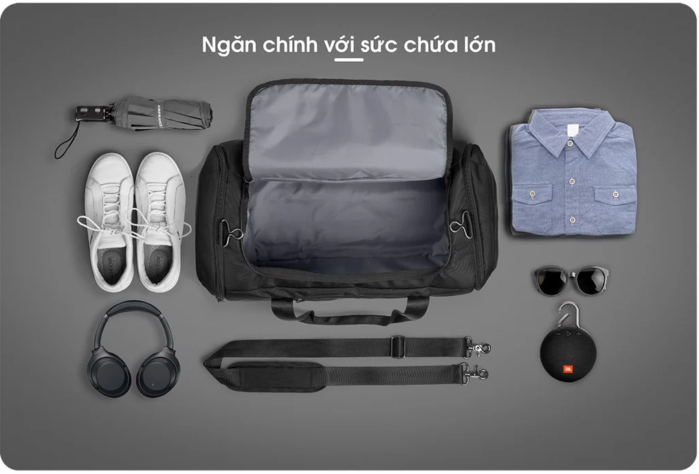 Túi Du Lịch KINGBAG SKY trượt nước, sức chứa lớn, có ngăn để giày - Hàng Chính Hãng