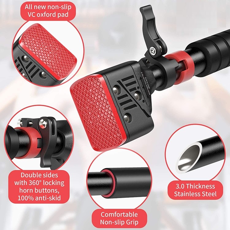 Xà Đơn Treo Tường Gắn Cửa Đa Năng Độ Dài Tùy Chỉnh Giúp Bạn Tập Gym, Tập Cơ Bụng, Cơ Vai, Cơ Xô 60-120Cm - Chính Hãng miDoctor