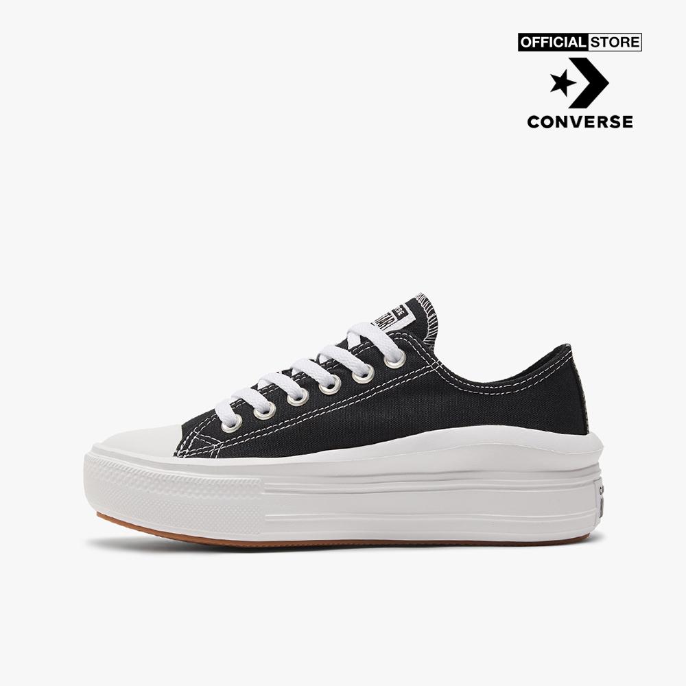 CONVERSE - Giày sneakers nữ cổ thấp Chuck Taylor All Star Move 570256C-0050_BLACK