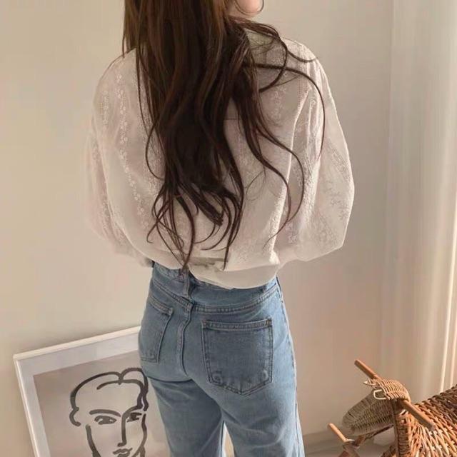 Áo ren tay phồng Quảng Châu