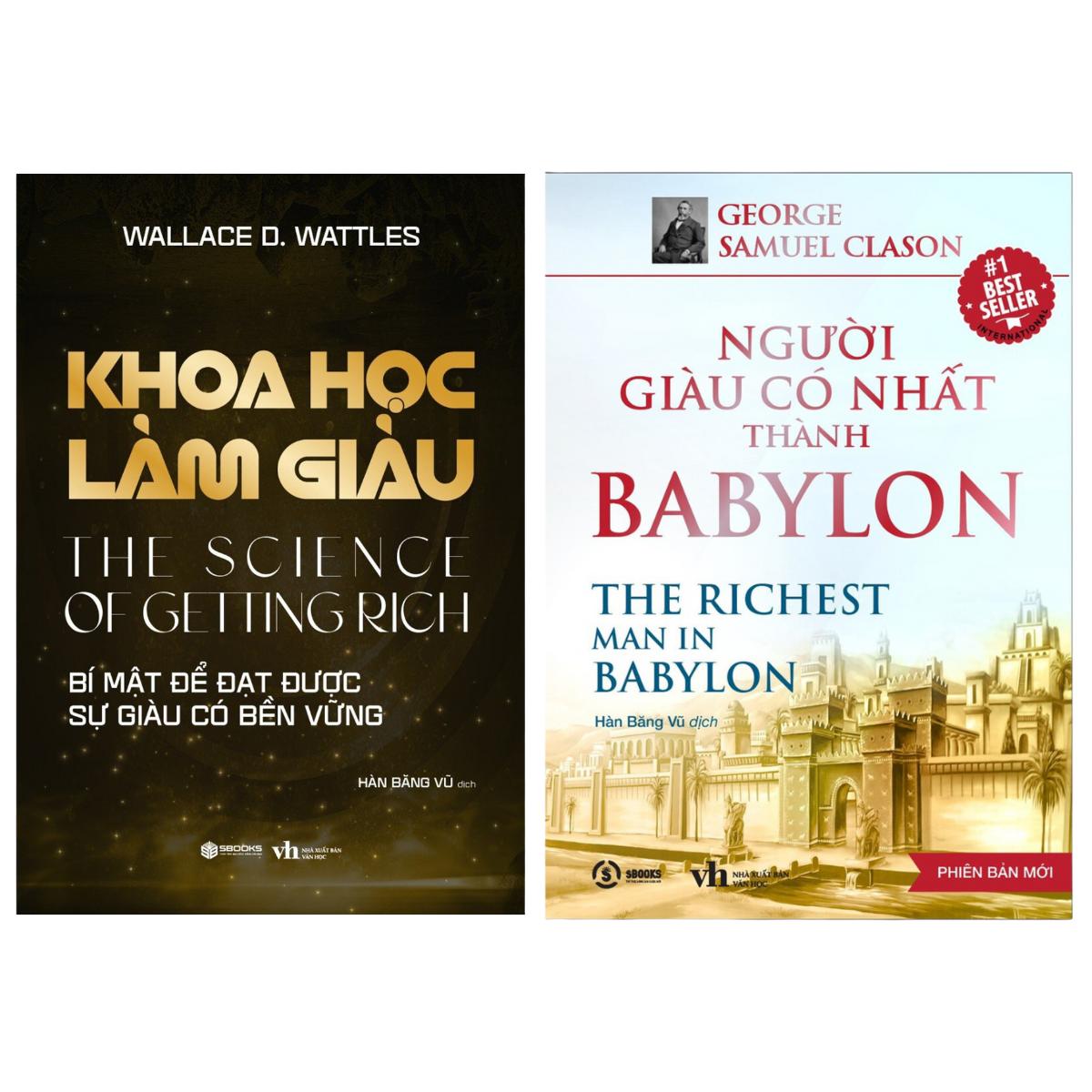 Sách Combo 2 Cuốn : Khoa Học Làm Giàu + Người Giàu Có Nhất Thành Babylon