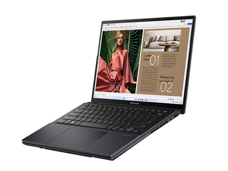 Asus ZenBook Duo OLED UX8406MA-PZ142W (Intel Core Ultra 9 185H | 32GB | 1 TB | Intel Arc | 14 inch 3K | Cảm ứng | Win 11 | Xám) - HÀNG CHÍNH HÃNG
