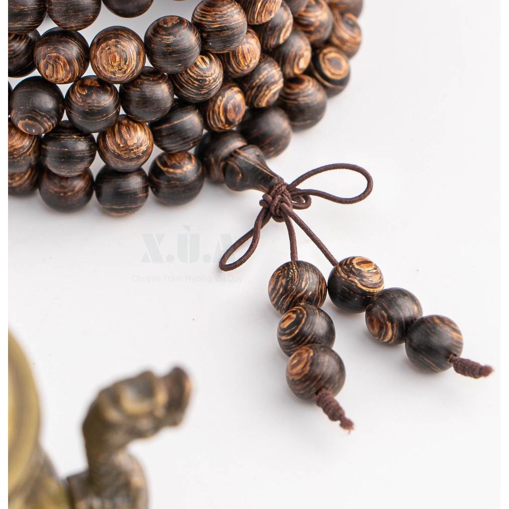 Vòng Tay Trầm Hương Sánh Chìm 108 hạt Loại 8ly Thơm Vĩnh Viễn