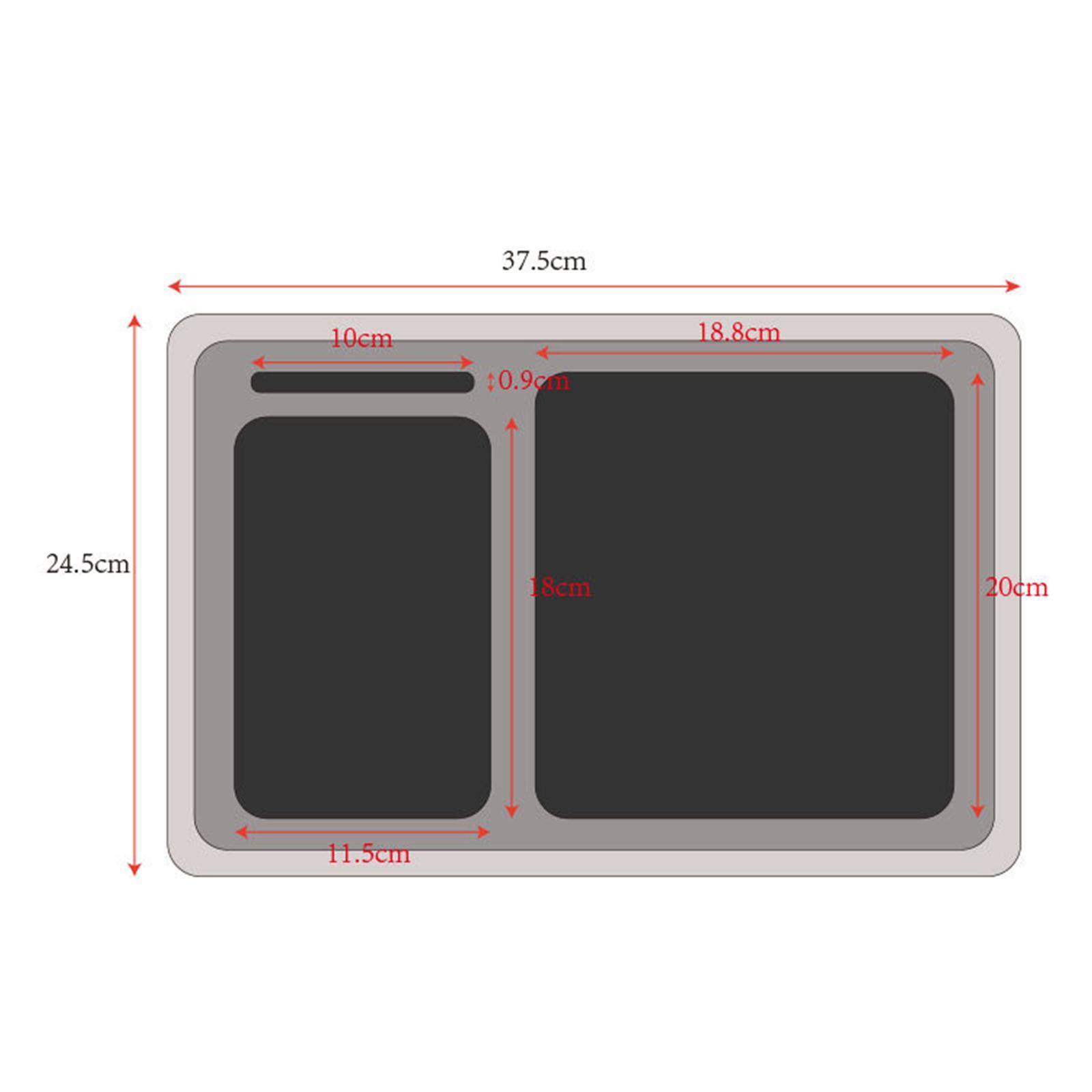 Phone Boat Boat Tray Pad Lightweight Spare Parts Fitments Multifunction Durable Non Skid Storage Tray Box for Fishing Boating Keys