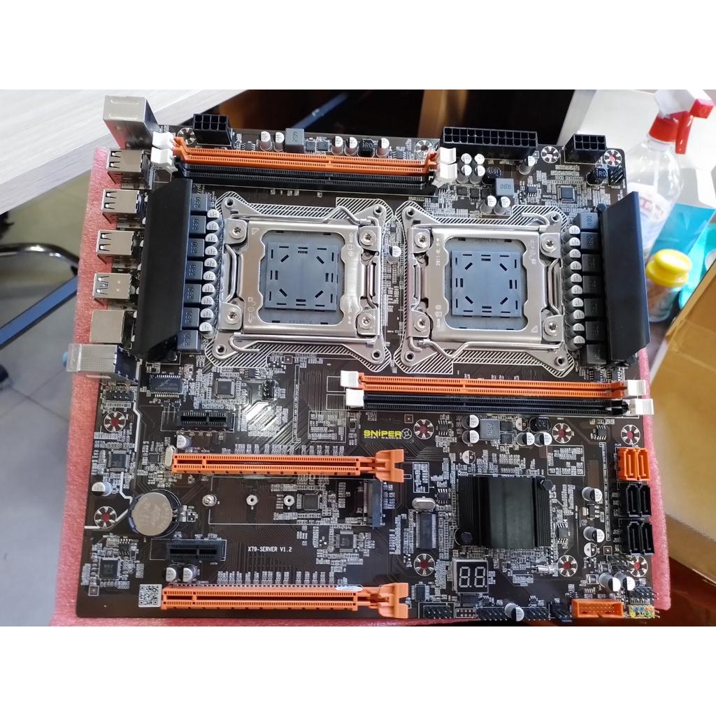 Main X79 Sniper Dual Xeon chuyên giả lập, Server, Workstation - new box, bảo hành 12 tháng