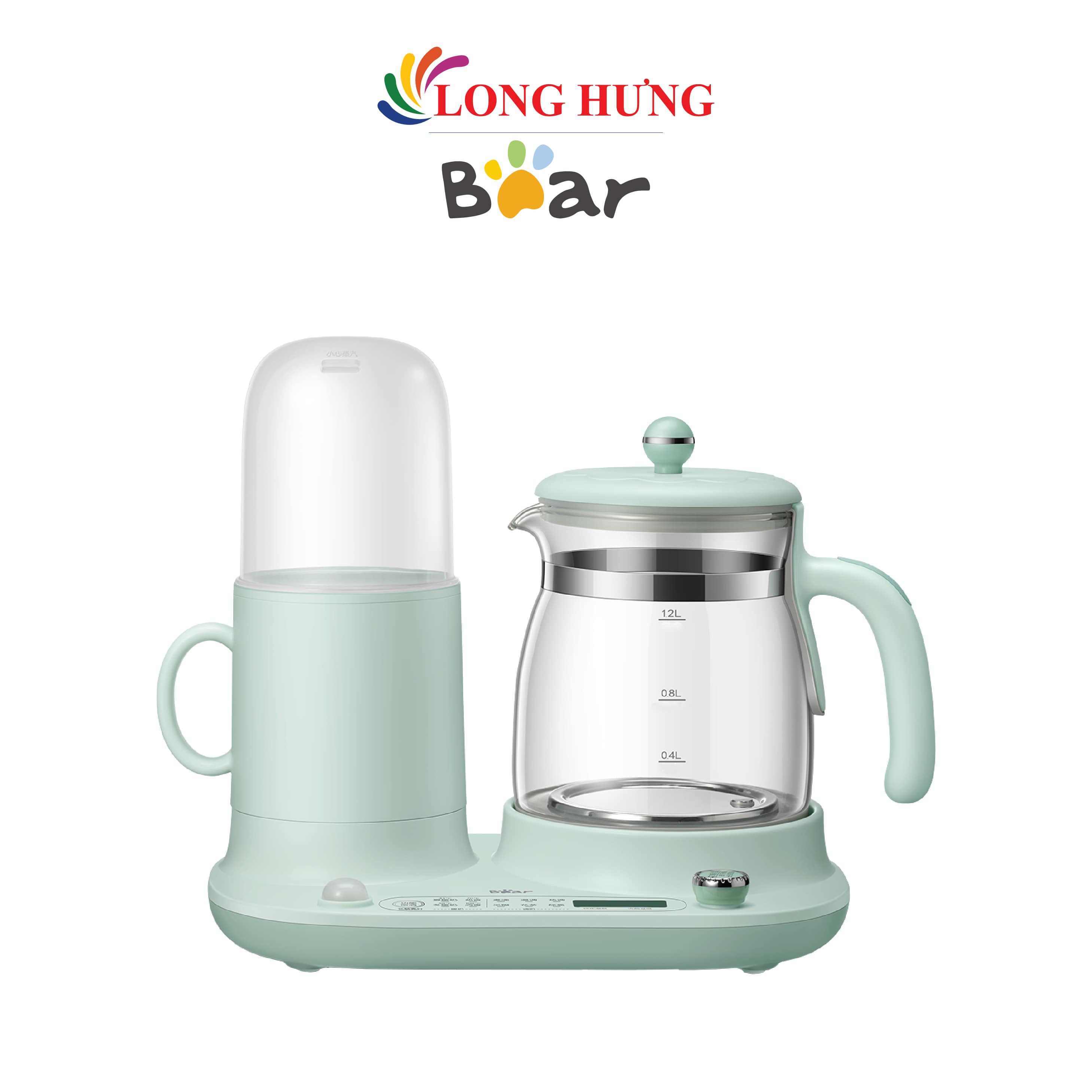 Bình đun siêu tốc & giữ ấm đa năng Bear TNQ-A12L1 - Hàng chính hãng