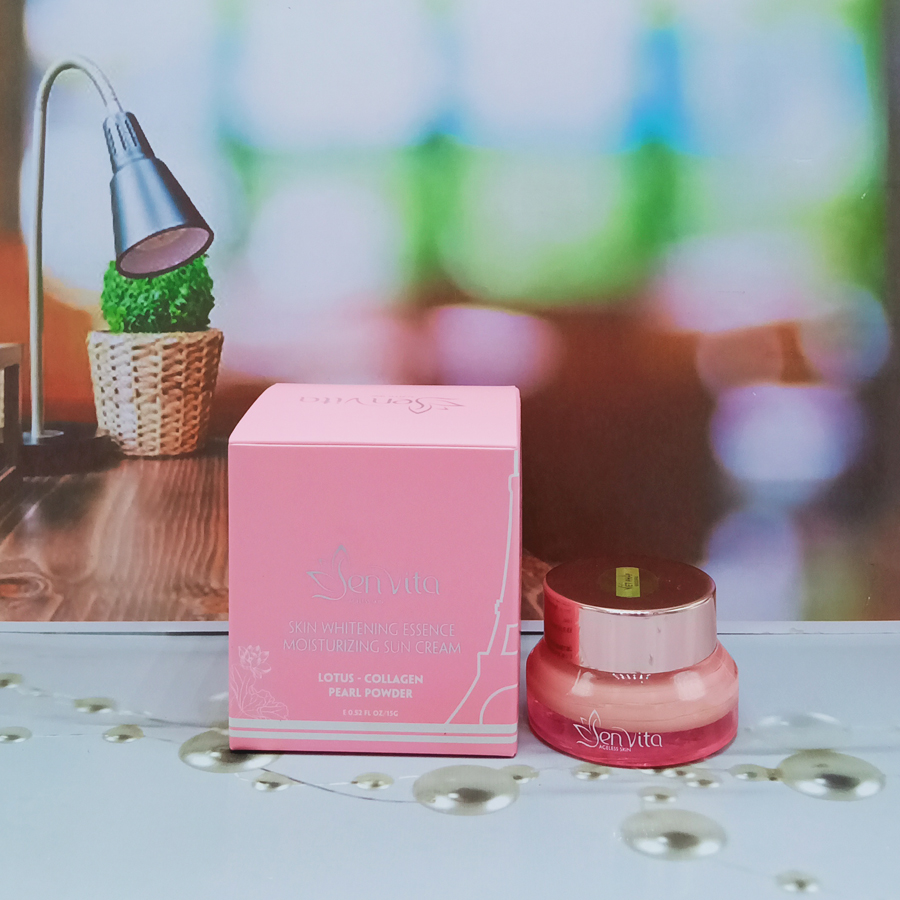 Tinh Chất Trắng Da Giữ Ẩm Chống Nắng 15g Senvita