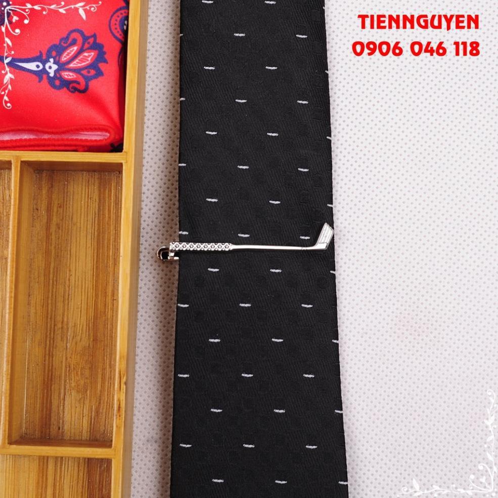 Kẹp cà vạt nam bản trung