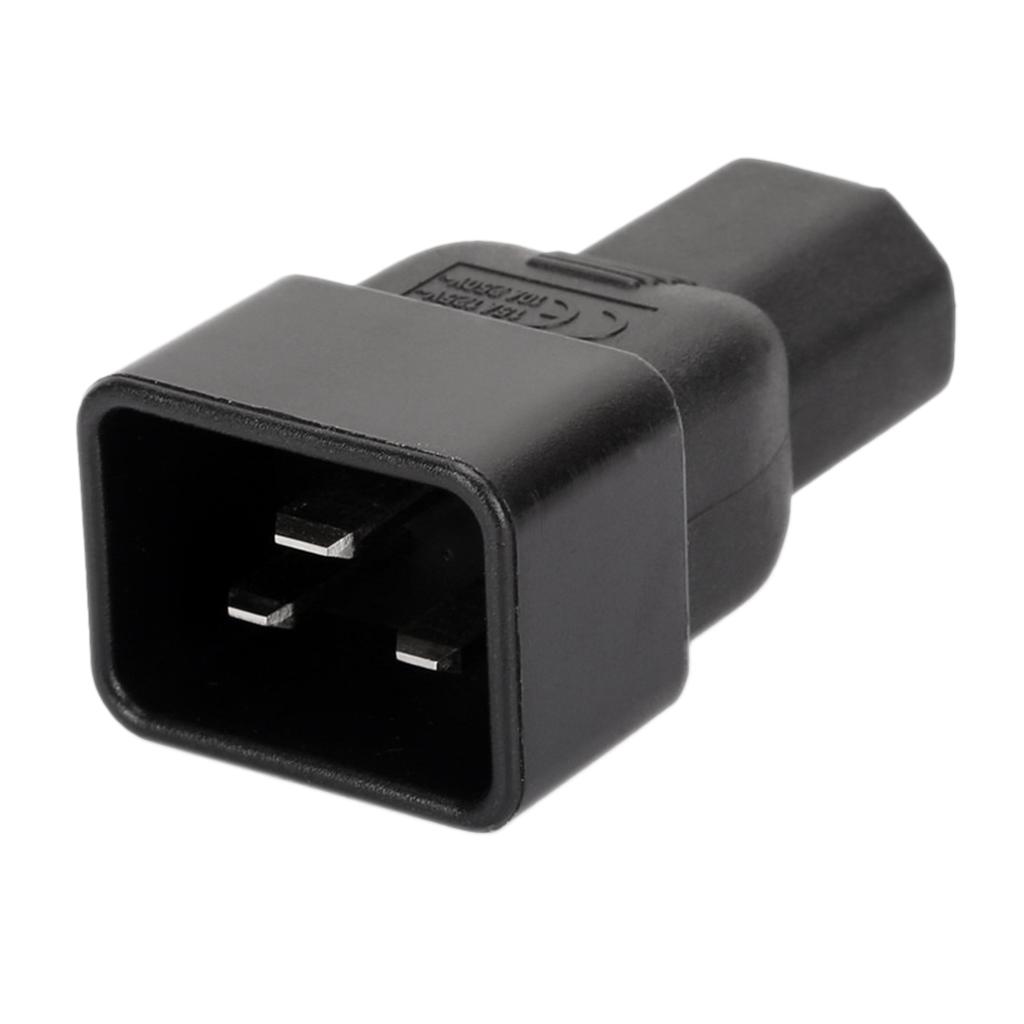 IEC 320 C20 3 Nam Để C13 Cắm Cái Bộ Chuyển Đổi Nguồn Điện Adapter