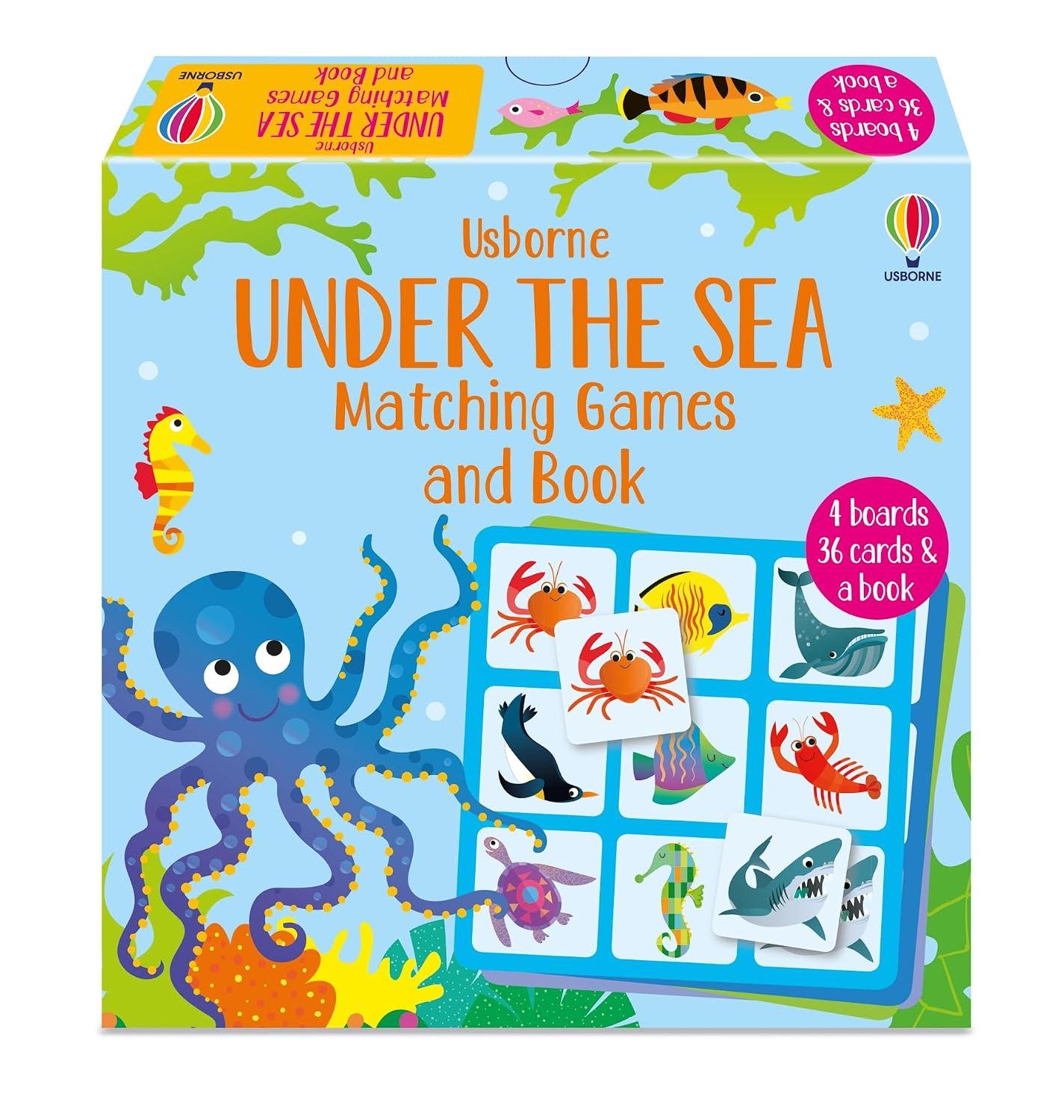 Sách Under The Sea Matching Games And Book