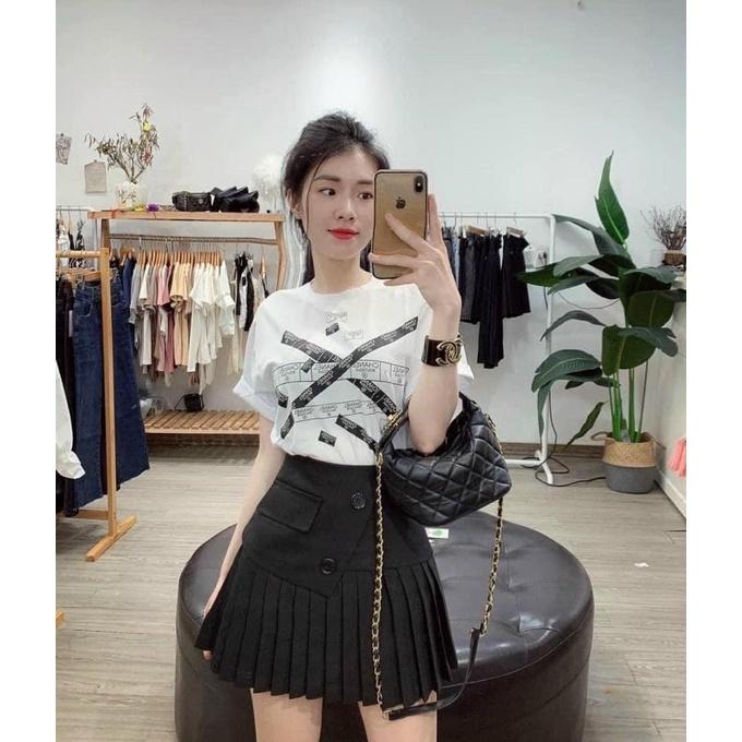 Chân Váy Xếp Ly Có Lót Quần 2 Màu Siêu Xinh Có Ảnh Thật Kèm Video