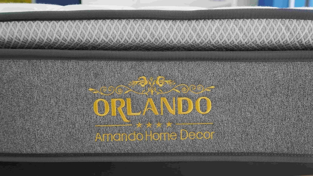 Nệm lò xo túi độc lập cao cấp Amando Orlando êm ái đàn hồi cao, giúp nâng đỡ cơ thể cho giấc ngủ trọn vẹn